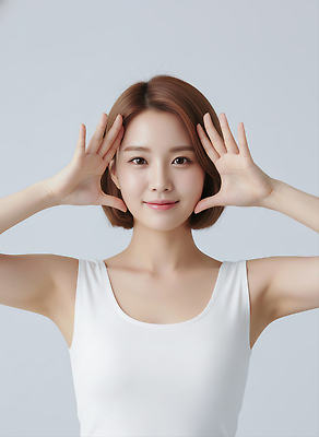 JPG 편집이미지 손 여자 감정 얼굴 포즈 백그라운드 모션 자연 짧은머리 미소 머리 표현 피부 뷰티풀 편집실사 AI인물포토 AI콘텐츠 헤어스타일 표정 사람 신체부위 CG 생태계 파일형식 AI포토