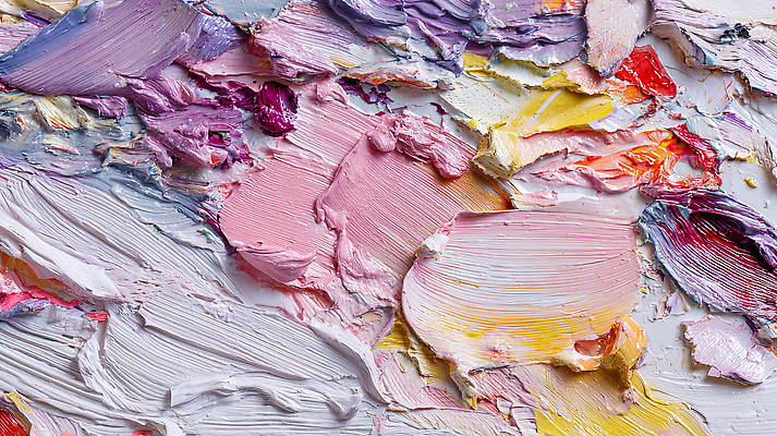 JPG 예술 컬러 일러스트 창조 회화 물감 도구 작업 팔레트 혼합 그림 질감 예술가 캔버스 유화 조합 창작 국내일러스트 AI일러스트 AI콘텐츠 말하기 미술 미술도구 파일형식