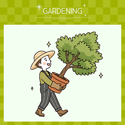 식물 옷 감정 날씨 건강 사람 취미 생태계 파일형식 벡터 정원 가꾸기 나무 화분 남자 모션 작업복 맑음 즐거움 운동 자연 흙 화초 손질 잔디 과일 국내일러스트 일러스트 AI파일 원예