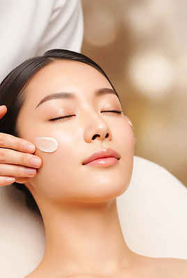 JPG 편집이미지 손 여자 얼굴 관리 미소 치료 뷰티 화장품 마사지 전문직 편안함 피부 서비스 스킨케어 뷰티풀 수분_꽃가루 편집실사 AI인물포토 AI콘텐츠 직업 의학 표정 사람 신체부위 감각 CG 파일형식 AI포토