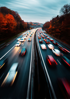 JPG 나무 편집이미지 도로 교통 이동 자동차 거리 사람 풍경 도시 고속도로 속도 오후 AI포토 식물 길 육상교통 컨셉 교통시설 파일형식 AI콘텐츠