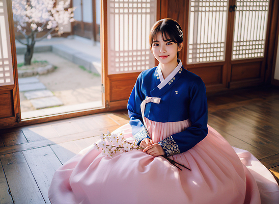 JPG 나무 편집이미지 전통 여자 명절 꽃 겨울 창문 한옥 바닥 한국 실내 미소 일상 햇빛 공간 새해인사 한복 의료성형뷰티 편집실사 AI인물포토 AI콘텐츠 식물 한국전통 계절 기념일 아시아 고건축 새해 표정 사람 내부 라이프 태양 인사 전통의상 CG 파일형식 AI포토
