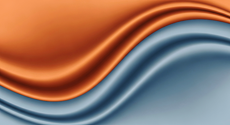 JPG 모양 편집이미지 디자인 예술 컬러 백그라운드 패턴 곡선 표면 파란색 주황색 흐름 질감 웨이브 부드러움 겹침 조화 이미지편집 AI컴퓨터그래픽 AI콘텐츠 선 컨셉 무늬 감각 파일형식