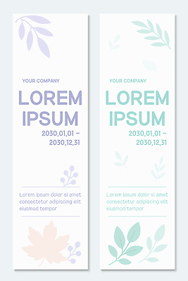 템플릿 배너 비즈니스 세로 세트 기록 파일형식 벡터 디자인 회사 정보 날짜 그래픽 문서 심플 컬러 레이아웃 연도 텍스트 표기 배너템플릿 AI파일 배너세트 세로배너