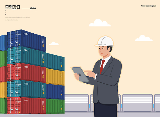 산업 컨셉 헬멧 안전장비 파일형식 벡터 물류 직원 안전모 컨테이너 창고 컬러 작업 확인 상품 운송업 작업자 공간 장비 안전 도킹 수하물 분석 일러스트 국내일러스트 AI파일 무역