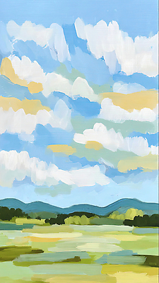 JPG 나무 공원 예술 컬러 여행 일러스트 자연 하늘 날씨 산 밝음 풍경 잔디 초원 여름 맑음 물감 시골 그림 국내일러스트 AI일러스트 AI콘텐츠 식물 계절 공공시설 미술도구 생태계 파일형식