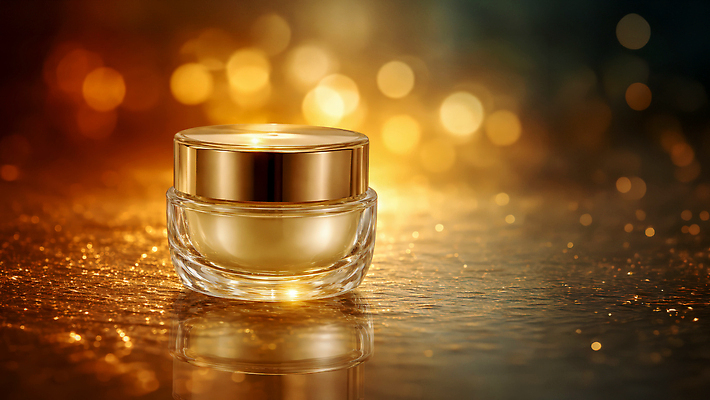 JPG 편집이미지 컬러 백그라운드 탁자 조명 장식 빛 반짝임 뷰티 촬영 화장품 상품 피부 크림 광택 편집실사 AI컴퓨터그래픽 AI콘텐츠 가구 모션 신체부위 CG 파일형식