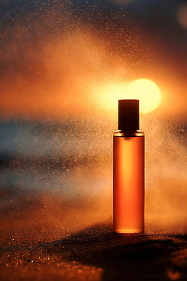 JPG 편집이미지 감정 바다 자연 바람 해변 물 여름 빛 햇빛 노을 저녁 향수 스프레이 수분_꽃가루 편집실사 AI컴퓨터그래픽 AI콘텐츠 자연요소 계절 날씨 태양 화장품 야간 CG 생태계 파일형식