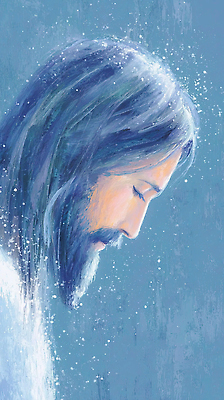 JPG 감정 종교 얼굴 백그라운드 일러스트 고개숙이기 사람 기도 예수 영혼 신비 묘사 그림 사색 초상화 색감 영감 국내일러스트 AI일러스트 AI콘텐츠 컨셉 생각 숙이기 신체부위 신_종교 파일형식