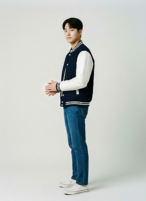 JPG 편집이미지 손 옷 남자 대학생 포즈 백그라운드 운동화 청소년 서기 친구 운동복 스타일 편집실사 AI인물포토 AI콘텐츠 학생 신발 관계 모션 사람 신체부위 CG 파일형식 AI포토