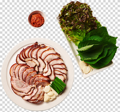 편집이미지 전통 접시 한식 음식 재료 양파 마늘 육류 요리 식사 맛 갈비 PNG 쌈채소 식기 컨셉 채소 식재료 파일형식