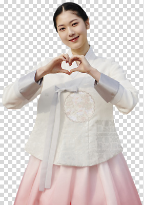 편집이미지 전통 손 옷 여자 문화 포즈 기념 한국 미소 이벤트 머리 축제 하트 한복 PNG 모양 한국전통 아시아 표정 사람 신체부위 전통의상 파일형식