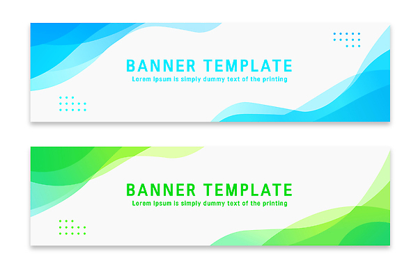 모양 템플릿 디자인 배너 배너템플릿 가로배너 컬러 그래픽 초록색 파란색 표현 장면 기본 예시 스타일 배너세트 AI파일 가로 세트 파일형식 벡터