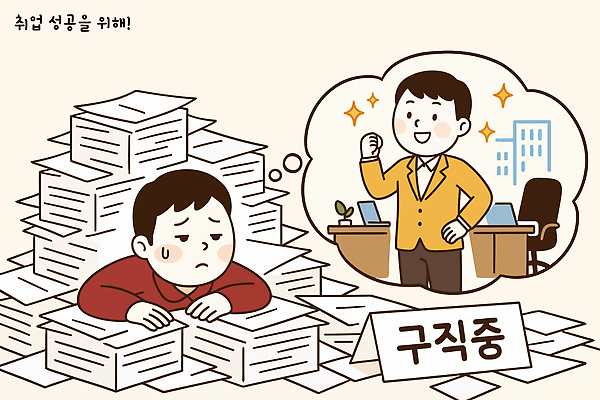 직업 일러스트 모션 성공 스트레스 직장 사람 사무실 환경 기쁨 구직 작업 비교 변화 선택 목표 고민 준비 문서 노력 전환 국내일러스트 AI파일 감정 컨셉 회사 비즈니스 파일형식 벡터