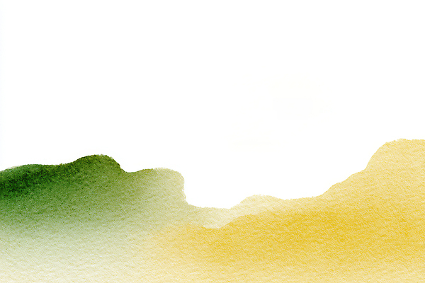 JPG 디자인 감정 예술 컬러 백그라운드 일러스트 상상 자연 수채화 풍경 초록색 노란색 물감 표현 그림 조화 창의성 국내일러스트 AI일러스트 AI콘텐츠 미술도구 생태계 파일형식