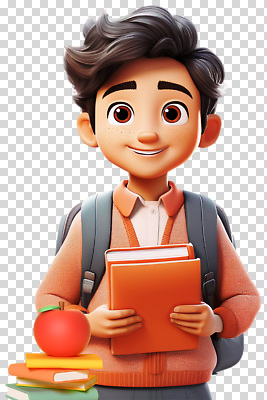 편집이미지 학생 교육 어린이 가방 교실 학교 웃음 소년 책 학습 독서 주황색 사과 PNG 소지품 잡화 남자 컬러 과일 표정 사람 오브젝트 파일형식