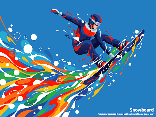 자연요소 계절 감정 스포츠 올림픽 컨셉 모션 날씨 건강 보드_스포츠 파일형식 벡터 스노우보드 운동선수 점프 겨울 컬러 물결 역동적 유행 얼음 운동 기술 바람 도전 즐거움 자유 국내일러스트 일러스트 AI파일 동계올림픽