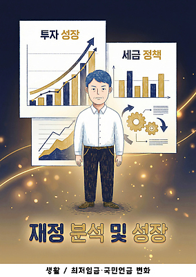 컨셉 비즈니스 사람 금융 경제 사무용품 연도 파일형식 최저임금 재정 분석 세금 정책 투자 성장 서류판 남자 정보 생활 계획 목표 재테크 통계 변화 토론 전략 국내일러스트 JPG 일러스트 2026년