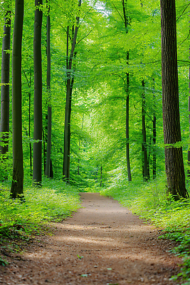 JPG 나무 편집이미지 길 여행 자연 풍경 여름 파란색 조깅 운동 산책 산책로 탐험 숲 편집실사 AI포토 AI콘텐츠 식물 계절 컬러 휴식 건강 CG 생태계 파일형식