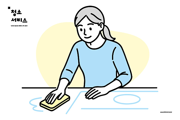 주간 손 여자 일러스트 모션 탁자 표면 집안 표정 일상 공간 도구 작업 청소 집중 오브젝트 정리 닦기 청소부 스펀지 국내일러스트 AI파일 자연요소 직업 가구 컨셉 실내 사람 라이프 신체부위 파일형식 벡터