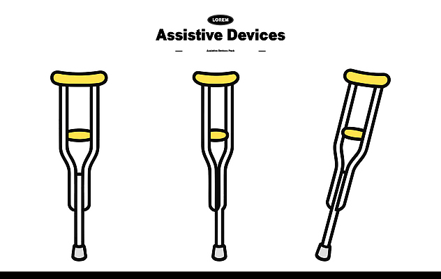 컨셉 모션 기구 파일형식 벡터 지팡이 걷기 이동 도움 장비 안전 편리함 디자인 기능 필요 생활 보조기구 사람 건강 지원 장애물 일러스트 국내일러스트 AI파일
