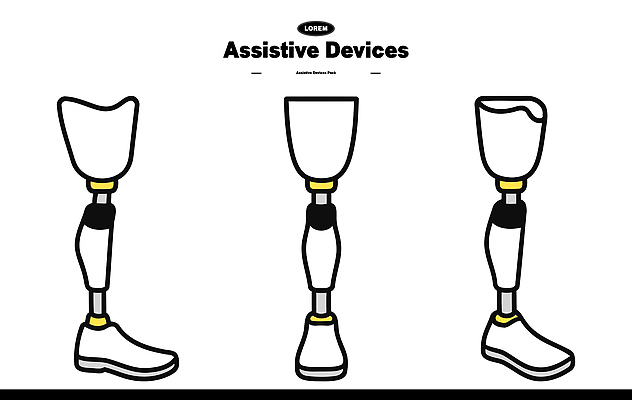 건강 치료 기구 수상스포츠 도움 감각 장애 파일형식 벡터 의족 보조기구 장애인 재활 운동 신체 지원 디자인 기능 모양 구출 기술 의학 안전 편안함 조정 사용자 모션 일러스트 국내일러스트 AI파일