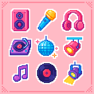 기호 음악 음향기기 컨셉 채소 문화예술 이벤트 음반 파일형식 벡터 마이크 헤드폰 스피커 조명 음표 레코드 백그라운드 디자인 그래픽 픽셀 파티 소리 노래 축제 비트 감성 국내일러스트 일러스트 AI파일 오브젝트