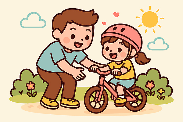 식물 교육 감정 컨셉 가족 관계 표정 건강 사람 바이크 보호장비 생태계 파일형식 벡터 자전거 어린이 아빠 학습 헬멧 미소 운동 즐거움 야외 휴일 함께함 자연 꽃 사랑 놀이 연습 국내일러스트 일러스트 AI파일