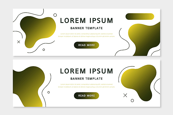 템플릿 배너 무늬 인터넷 가로 세트 파일형식 벡터 디자인 컬러 모양 조화 나란히 꾸미기 스타일 그래픽 웹 알림 배너템플릿 AI파일 배너세트 가로배너 추상