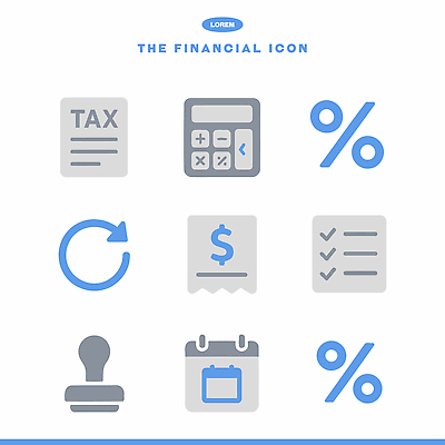아이콘 문자 문구용품 경제 장비 파일형식 벡터 세금 계산기 문서 체크리스트 달력 금융 기호 재정 회계 비율 숫자 관리 2D아이콘 AI파일