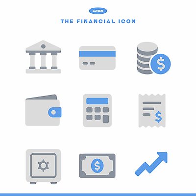 아이콘 문자 돈 문구용품 금융 경제 사무용품 장비 파일형식 벡터 그래픽 동전 지갑 계산기 영수증 금고 지폐 서류판 기호 재산 가격 2D아이콘 AI파일