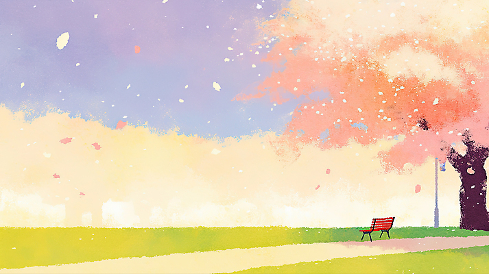 JPG 나무 공원 꽃잎 꽃 벤치 일러스트 자연 바람 휴식 거리 풍경 여러명 일상 햇빛 소풍 평화 봄풍경 봄 산책 뷰티풀 국내일러스트 AI일러스트 AI콘텐츠 자연요소 식물 계절 공공시설 다수 컨셉 의자 날씨 사람 라이프 태양 야외활동 생태계 파일형식