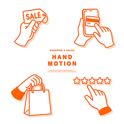선 가방 모션 신체부위 핸드폰 스마트기기 쇼핑 쿠폰 점수 평가 파일형식 벡터 세일 손 포즈 스마트폰 가격표 쇼핑백 별점 소비 구매 거래 온라인 결제 손목 표시 피팅 할인쿠폰 서비스 고객 AI파일 일러스트 국내일러스트 라인아트 손짓