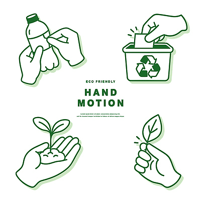 식물 컨셉 모션 재질 신체부위 환경 친환경 생태계 파일형식 벡터 재활용 보호 손 포즈 플라스틱 쓰레기 버리기 심기 잎 잡기 에코 자연 손글씨 AI파일 일러스트 국내일러스트 손짓