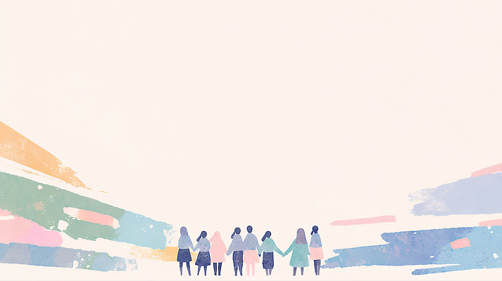 JPG 손 행복 감정 예술 컬러 백그라운드 일러스트 관계 협력 수채화 사람 친구 손잡기 원근감 다양 모임 그림 화합 소통 연대 국내일러스트 AI일러스트 AI콘텐츠 뷰포인트 다수 컨셉 모션 신체부위 파일형식