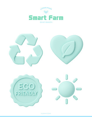 자연요소 감정 산업 자연 농장 3D 환경 보호 친환경 파일형식 스마트팜 재활용 심볼 자연보호 태양 생태계 농업 디자인 상징 지구 사랑 PSD 편집이미지 편집3D