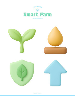 식물 산업 농업 농장 3D 파일형식 스마트팜 물방울 나무 방향 디자인 기술 환경 농작물 PSD 편집이미지 편집3D