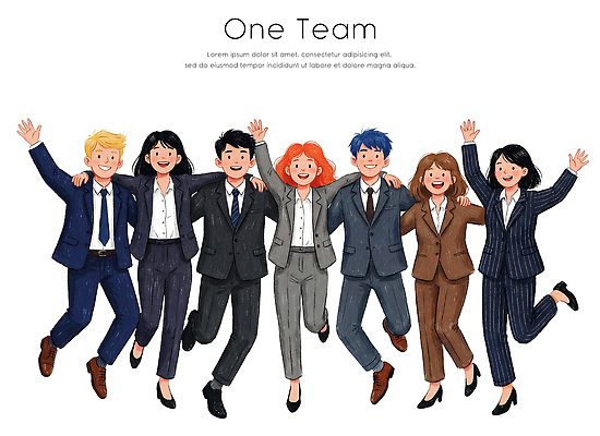옷 여자 남자 감정 다수 컨셉 회사 비즈니스 관계 모션 표정 사람 직장인 파일형식 협력 기쁨 정장 모임 웃음 축하 손흔들기 직장 친구 그룹 여러명 즐거움 응원 함께함 연결 긍정적 일러스트 국내일러스트 PSD 비즈니스우먼 비즈니스맨