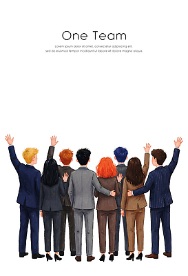 옷 여자 남자 감정 회사 비즈니스 관계 모션 사람 신체부위 직장인 파일형식 손 정장 그룹 협력 직장 이벤트 모임 동료 긍정적 응원 손흔들기 일러스트 국내일러스트 PSD 비즈니스우먼 비즈니스맨