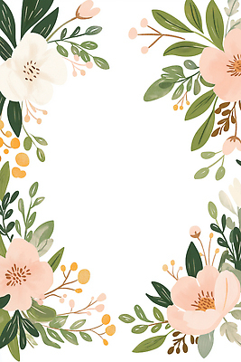 JPG 모양 식물 디자인 꽃 예술 컬러 백그라운드 잎 일러스트 자연 생명 프레임 미술 장식 환경 정원 봄 고리 식물원 화사함 뷰티풀 카피스페이스 국내일러스트 AI일러스트 AI콘텐츠 계절 컨셉 문화예술 공백 생태계 파일형식