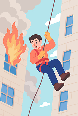 건축물 줄 컨셉 모션 불 안전 도움 구조원 소방 사건 화재 진압 파일형식 벡터 소방관 밧줄 건물 구출 긴급 불꽃 화재진압 위험 협력 대피 국내일러스트 일러스트 AI파일 행동요령