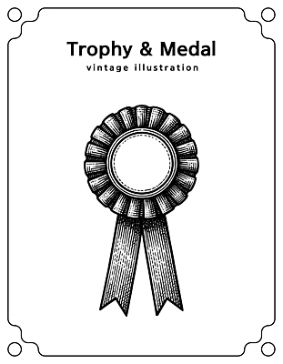 컨셉 상_우승 상_상패 파일형식 벡터 메달 트로피 리본 상패 복고 디자인 그림 상징 수상_상을받음 역사 예술 장식 선물 축하 대회 이벤트 경쟁 국내일러스트 일러스트 AI파일