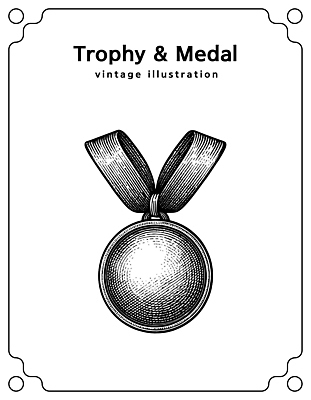 스포츠 컨셉 조형물 상_우승 기념물 상_상패 파일형식 벡터 메달 트로피 빈티지 리본 디자인 동상 수상_상을받음 체육 경기 경쟁 기념 표시 상징 역사 예술 장식 축하 국내일러스트 일러스트 AI파일