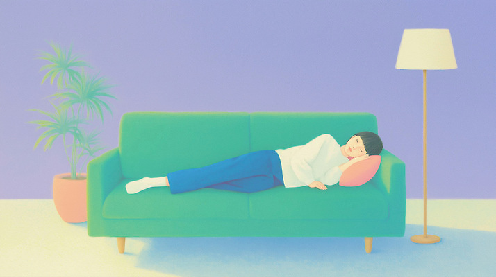 JPG 식물 디자인 행복 컬러 가구 일러스트 휴식 조명 사람 일상 생활 소파 고요 공간 방 잠 편안함 오브젝트 힐링 생활공간 국내일러스트 AI일러스트 AI콘텐츠 감정 생활용품 컨셉 의자 라이프 감각 파일형식