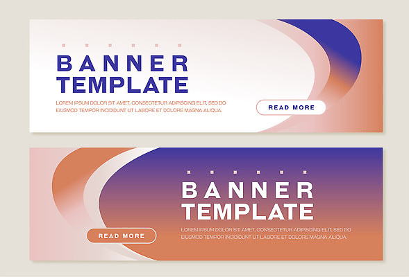 템플릿 배너 인터넷 가로 세트 파일형식 벡터 디자인 컬러 문자 클릭 백그라운드 디지털 그래픽 사용자 인터페이스 모던 웹 작업 AI파일 배너템플릿 가로배너 배너세트