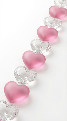 JPG 편집이미지 디자인 분홍색 백그라운드 장신구 유리 주택 발렌타인데이 사랑 장식 방 하트 투명 크리스탈 보석 배열 오브젝트 큐빅 나란히 뷰티풀 이미지편집 AI컴퓨터그래픽 AI콘텐츠 모양 감정 컬러 데이이벤트 재질 건물 광석 파일형식