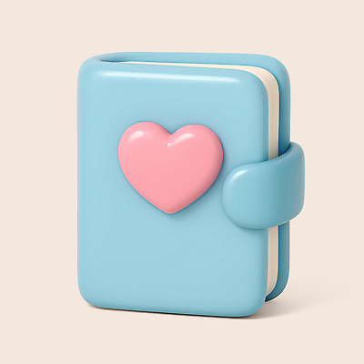 모양 가구 비즈니스 재질 문구용품 라이프 3D 오브젝트 파일형식 공책 하트 플라스틱 책상 사무용품 학용품 디자인 컬러 장식 아이템 일상 사무실 기록 편집3D PSD 편집이미지 신학기