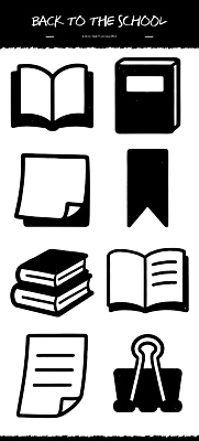 교육 문구용품 사무용품 파일형식 벡터 학교 오브젝트 책 공책 바인더 학습 준비물 자료 필기구 메모지 북마크 문서 디자인 도구 컬러 AI파일 국내일러스트 일러스트