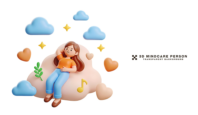 모양 감정 컨셉 문화예술 건강 3D 디지털합성 생태계 파일형식 사람 음악 생각 하트 즐거움 휴식 캐릭터 자연 백그라운드 여유 꿈 상상 편집이미지 편집3D PSD 정신건강