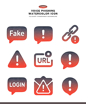 아이콘 그릇 컨셉 인터넷 피싱 파일형식 경고 접속 로그인 인터넷주소 위험 안전 정보 그래픽 디자인 사기그릇 2D아이콘 PSD 수채화 보이스피싱 그라데이션